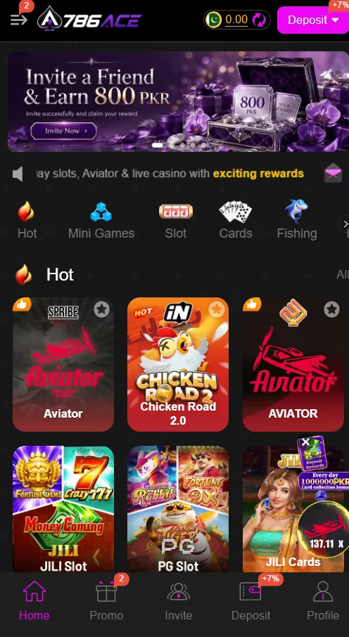 786Ace Game Screenshot