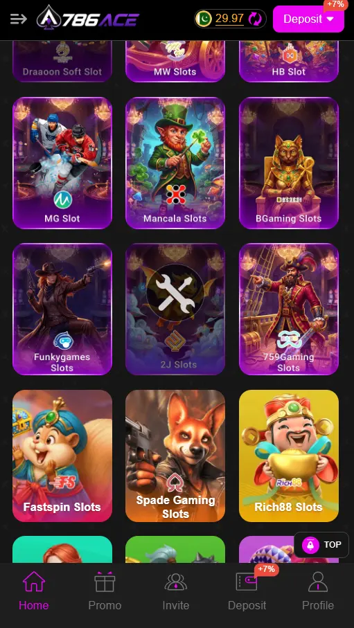 786Ace Game Slots